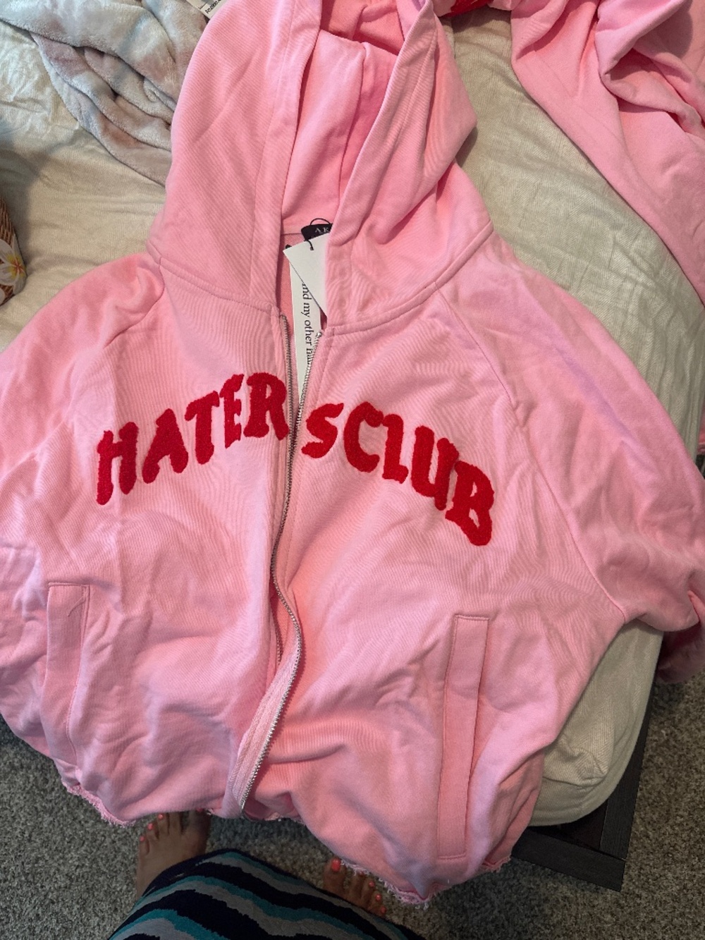 AKIRA HATERS CLUB WIDE LEG JOGGER Size 1X1X